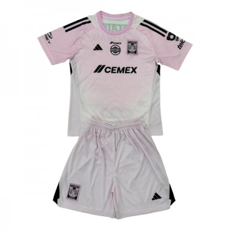 Camiseta de fútbol Tigres UANL Portero Niño 2025-26 Rosa